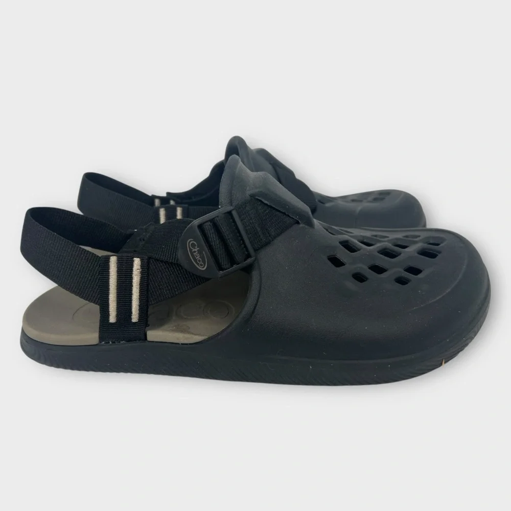 Chaco Chillos Clog Sandals Two Pairs Men’s Size 9 One Black Pair One Navy Blue - Picture 9 of 13